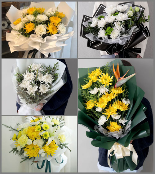 广东湛江市吴川市王村港镇米乐村白事花束代送